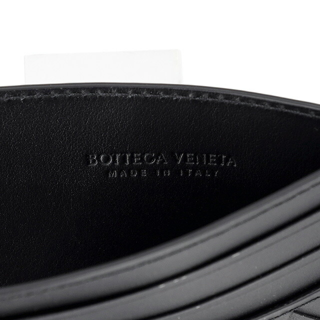 ボッテガ・ヴェネタ カードケース メンズ レディース ブランド BOTTEGA VENETA 635057-V3US3 8803 ブラック 定期入れ 高級 おしゃれ プレゼント 実用的