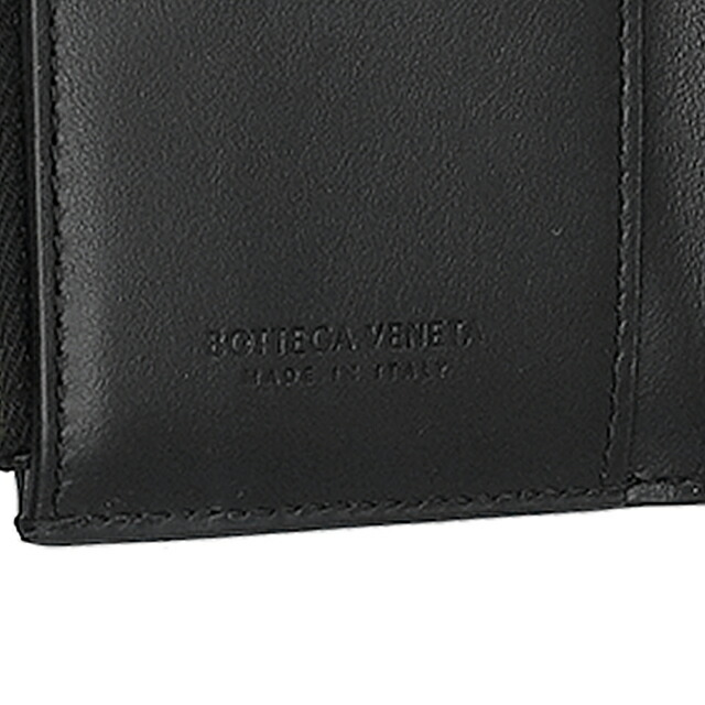 ボッテガ・ヴェネタ 三つ折り財布 三折財布 レディース ブランド BOTTEGA VENETA レザー Italy 651372-V3UO1 8425 ブラック