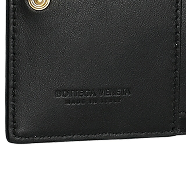 ボッテガ・ヴェネタ 二つ折り財布 二折財布 レディース ブランド BOTTEGA VENETA Italy 742330-V3UH2 8425 ブラック