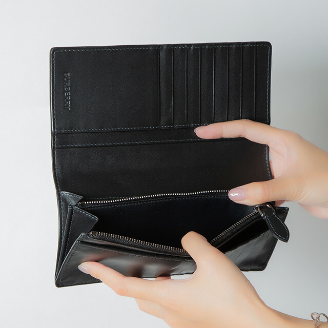 バ－バリ－ 長財布 メンズ BURBERRY チェック 8070199 ブラック ウォレット ブランド 高級 おしゃれ プレゼント 実用的