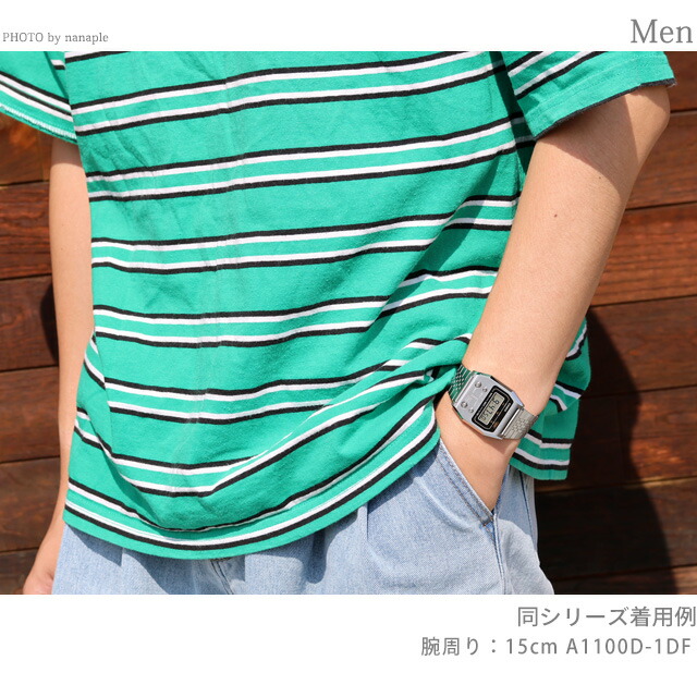 カシオ チープカシオ CASIO クォーツ 電池式 A1100D-1 プレミアムシリーズ ユニセックス チプカシ メンズ レディース 腕時計 ブランド カシオ casio デジタル シルバー おしゃれ 防水 かわいい プレゼント 実用的 学生