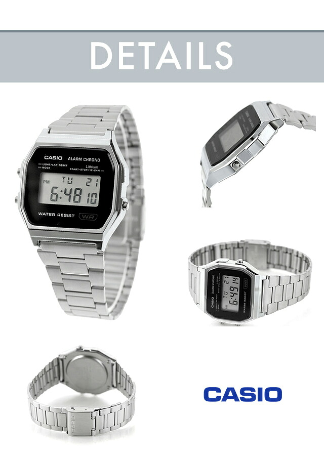 カシオ チープカシオ CASIO クラシック クォーツ 電池式 A158 ユニセックス チプカシ メンズ レディース 腕時計 ブランド デジタル ブラック ネイビー グレー キャメルベージュ 黒 選べるモデル おしゃれ 防水 かわいい プレゼント 実用的