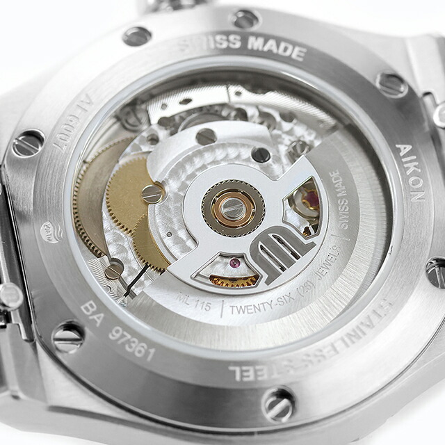モーリスラクロア アイコン オートマティック 39mm 自動巻き 腕時計 ブランド メンズ MAURICE LACROIX AI6007-SS002-130-1 アナログ シルバー スイス製 おしゃれ 防水 プレゼント 男性 実用的
