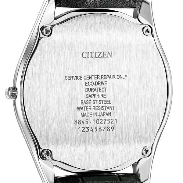 シチズン エコドライブ ワン ソーラー 日本製 クオーツ メンズ 腕時計 AQ5010-01E CITIZEN Eco-Drive One ブラック ブランド おしゃれ 防水 プレゼント 男性 実用的