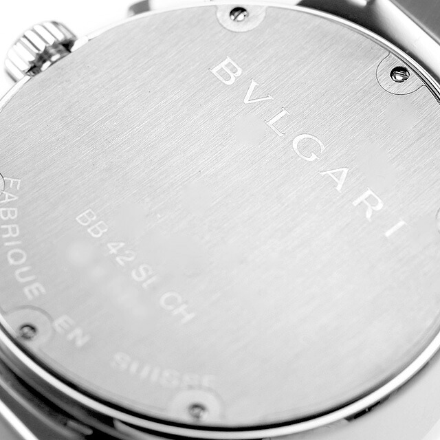 ブルガリ 時計 BVLGARI ブルガリ42mm クロノグラフ BB42WSSDCH 腕時計 シルバー 高級 ブランド おしゃれ 防水 プレゼント 男性 実用的