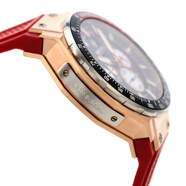ブレラ ミラノ グランツーリスモ GT2 クオーツ 腕時計 メンズ クロノグラフ BRERA MILANO BMGTQC4502A アナログ ブラック レッド 黒 ブランド おしゃれ 防水 プレゼント 男性 実用的