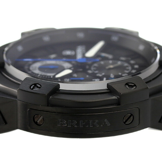 ブレラ ミラノ SUPERSPORTIVO EVO CHRONOGRAPH QUARTZ クオーツ 腕時計 メンズ クロノグラフ BRERA MILANO BMSSQC4503 アナログ ブラック 黒 ブランド おしゃれ 防水 プレゼント 男性 実用的