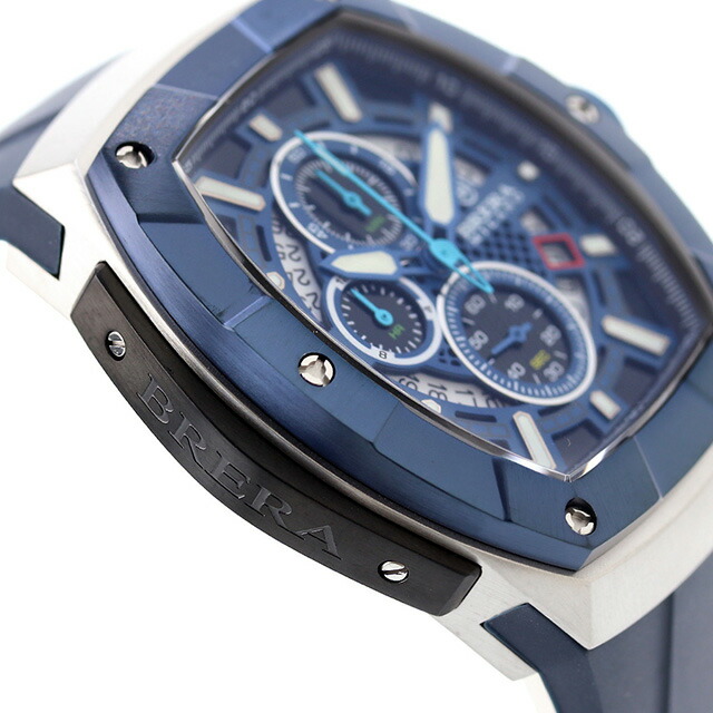ブレラ ミラノ スーパースポルティーボ トノー クオーツ 腕時計 メンズ クロノグラフ BRERA MILANO BMSSTNQC4101A アナログ ネイビー ブランド おしゃれ 防水 プレゼント 男性 実用的