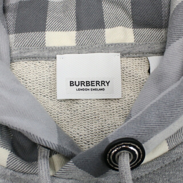 バーバリー パーカー メンズ BURBERRY コットン100% ポルトガル 8057010 PALE GREY MELANGE グレー系 ファッション 選べるモデル プレゼント 実用的