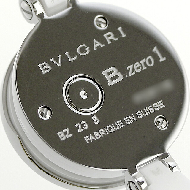 ブルガリ BVLGARI ビーゼロワン 23mm レディース 腕時計 BZ23WSCC.M ホワイト 高級 ブランド おしゃれ 防水 軽い 華奢 かわいい プレゼント 女性 実用的