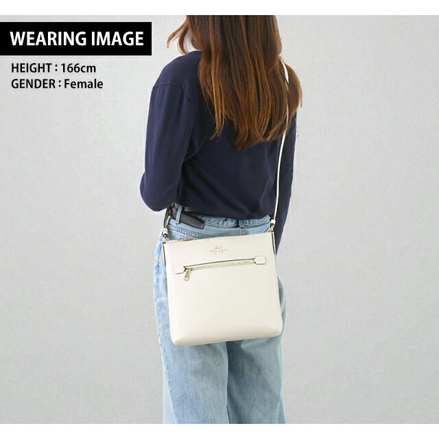 コーチ ショルダーバッグ メッセンジャーバッグ レディース アウトレット ブランド COACH レザー C1556 IMCHK チョーク ホワイト 斜めがけ 高級 おしゃれ プレゼント 女性 実用的 かわいい