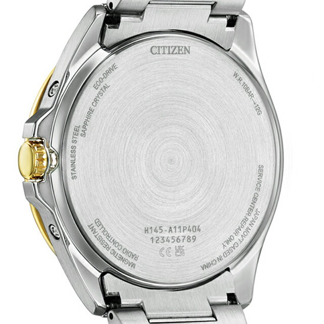 シチズン コレクション ダイレクトフライト エコドライブ電波 腕時計 ブランド メンズ 電波ソーラー CITIZEN COLLECTION CB0294-62A アナログ シルバー ゴールド おしゃれ 防水 プレゼント 男性 実用的