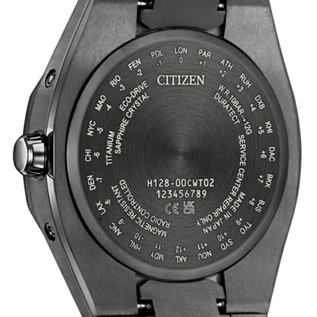 シチズン アテッサ ダイレクトフライト ACT Line エコ・ドライブ電波 腕時計 ブランド メンズ チタン 電波ソーラー CITIZEN ATTESA CB3045-61L アナログ ブルー ブラック 黒 日本製 高級 おしゃれ 防水 文字盤 大きい プレゼント 男性 実用的