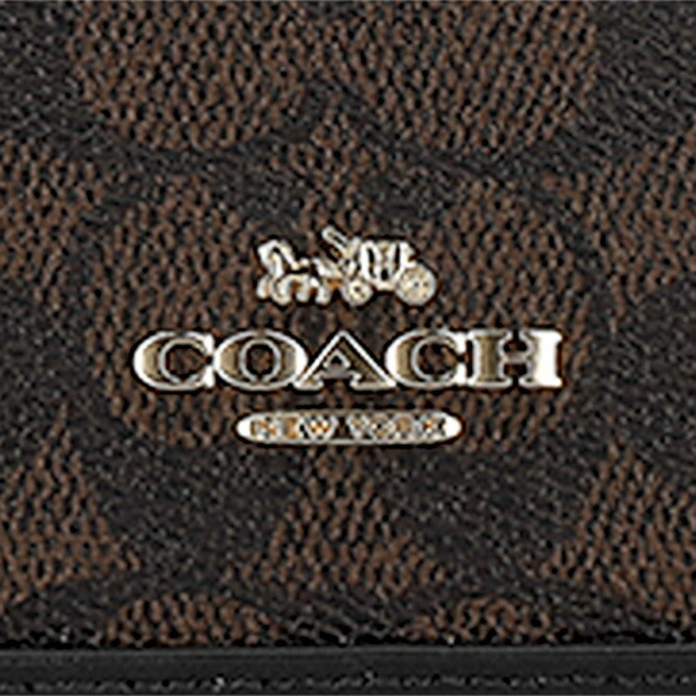 コーチ ハンドバッグ 2way ショルダーバッグ 斜めがけ レディース アウトレット ブランド COACH CCQ26 IMXAQ 27583 ダークブラウン/ブラック 軽量 小さめ 手提げ 高級 おしゃれ プレゼント 女性 実用的 かわいい