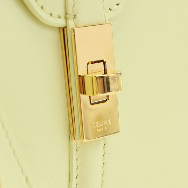 セリーヌ ハンドバッグ レディース CELINE レザー イタリア 19798 YELLOW イエロー系 バッグ 軽量 小さめ 手提げ ブランド 高級 おしゃれ プレゼント 女性 実用的 かわいい