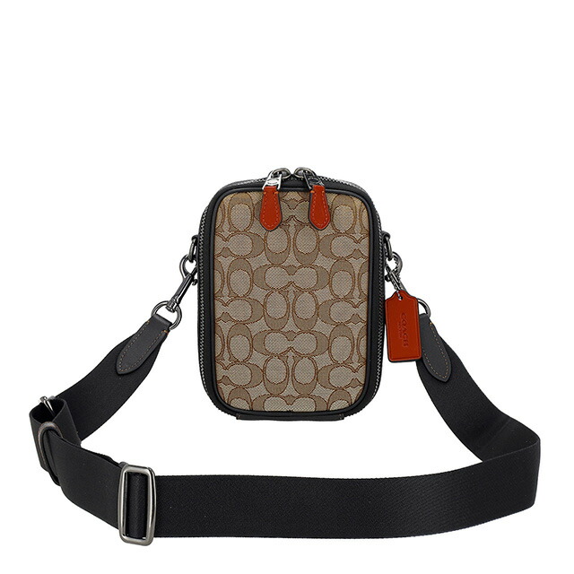 コーチ ショルダーバッグ メッセンジャーバッグ メンズ アウトレット ブランド COACH CH097 QBV1R カーキ/ブラックマルチ ブラウン 斜めがけ 高級 おしゃれ プレゼント 男性 実用的 かっこいい