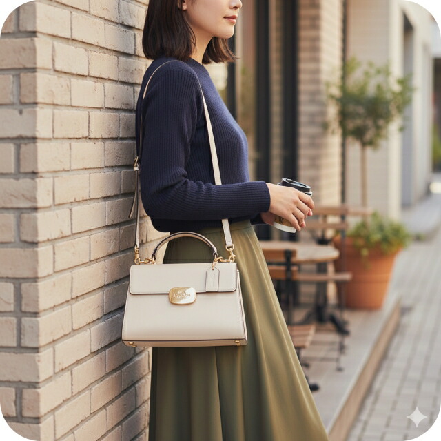 コーチ ハンドバッグ 2way ショルダーバッグ 斜めがけ レディース アウトレット ブランド COACH CP006 IMCHK チョーク ホワイト 軽量 小さめ 手提げ 高級 おしゃれ プレゼント 女性 実用的 かわいい