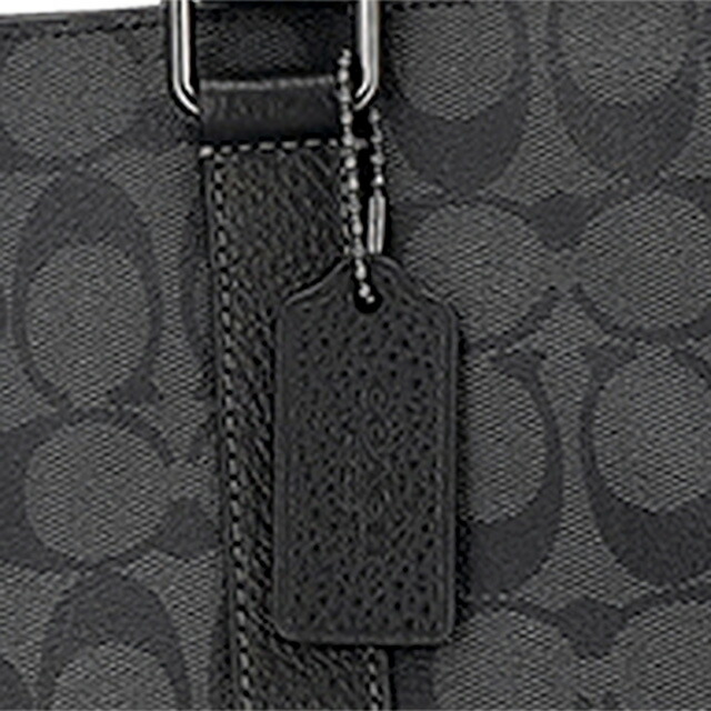 コーチ トートバッグ 2way ショルダー メンズ アウトレット ブランド COACH CR385 QBMI5 チャコール/ブラック 軽量 手提げ 高級 おしゃれ プレゼント 男性 実用的 かっこいい