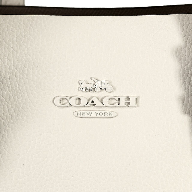 コーチ ハンドバッグ 2way ショルダーバッグ 斜めがけ レディース アウトレット ブランド COACH レザー CV966 SV HA チョーク ホワイト 軽量 小さめ 手提げ 高級 おしゃれ プレゼント 女性 実用的 かわいい