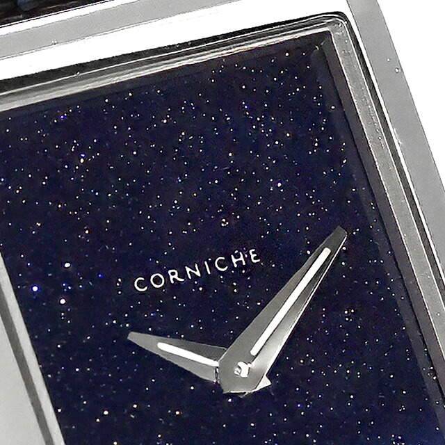 コーニッシュ ヴィジョネア クォーツ 電池式 腕時計 ブランド メンズ CORNICHE アベンチュリン 104374 アナログ ネイビー おしゃれ 防水 プレゼント 男性 実用的