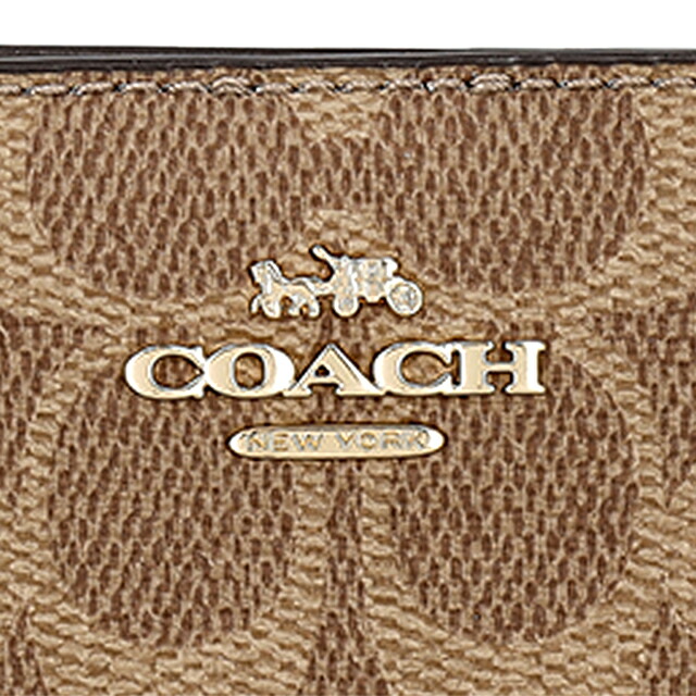 コーチ 二つ折り財布 二折財布 レディース ブランド COACH India CW789 IMXHE タン/ブラウン