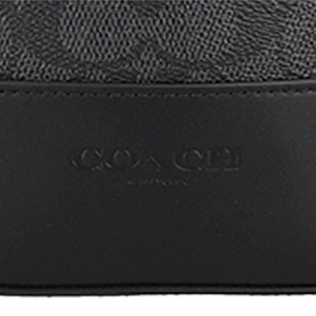 コーチ ボディバッグ メンズ ブランド COACH Cambodia CY801 QBMI5 ブラック/チャコール 斜めがけ 軽量 小さめ ブランド 高級 おしゃれ プレゼント 男性 実用的 かっこいい