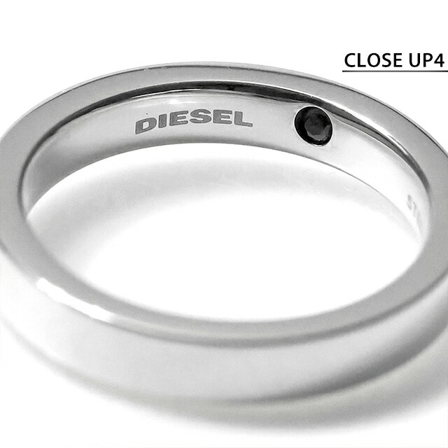 ディーゼル リング メンズ ブランド DIESEL ロゴ 2点セット シルバー ゴールド アクセサリー