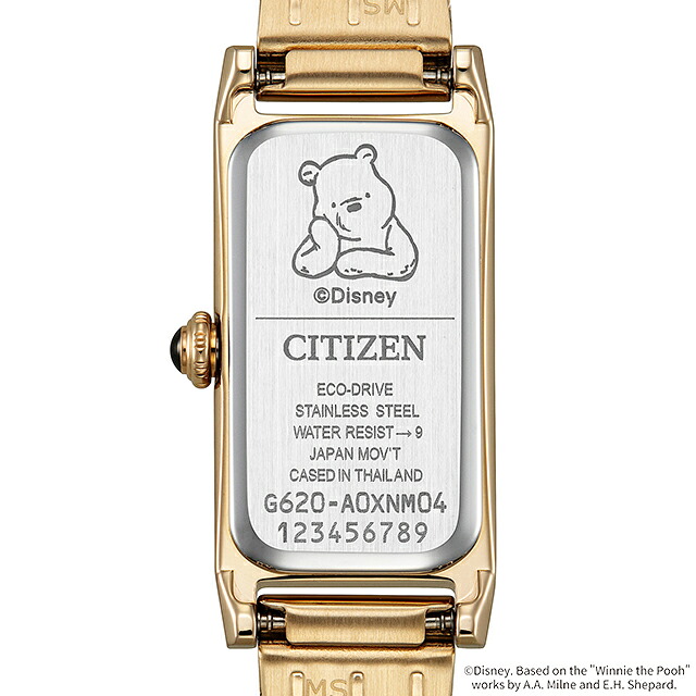 シチズン キー 『くまのプーさん』 エコ・ドライブ 腕時計 ブランド レディース 数量限定 ソーラー CITIZEN Kii EG7042-44W アナログ ホワイト ゴールド 白 おしゃれ 防水 軽い 華奢 かわいい プレゼント 女性 実用的