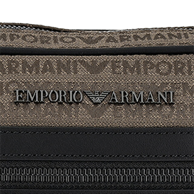 エンポリオ・アルマーニ ショルダーバッグ メンズ EMPORIO ARMANI EM001210-AF13823 ブラウン 斜めがけ ブランド 高級 おしゃれ プレゼント 男性 実用的 かっこいい