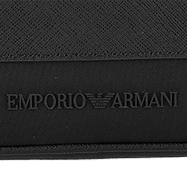 エンポリオ・アルマーニ ショルダーバッグ メンズ EMPORIO ARMANI EM001783-AF13670 ブラック 斜めがけ ブランド 高級 おしゃれ プレゼント 男性 実用的 かっこいい