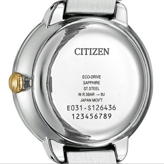 シチズン エル ラウンドコレクション 光発電エコドライブ 腕時計 レディース ソーラー CITIZEN L EM0927-87Y アナログ 白蝶貝 ブランド おしゃれ 防水 軽い 華奢 かわいい プレゼント 女性 実用的