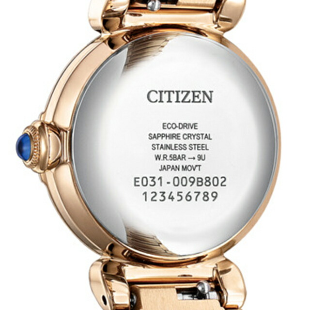 シチズン エル ROUND collection 光発電エコドライブ 腕時計 レディース ダイヤモンド 替えベルト ソーラー CITIZEN L EM1123-62X アナログ グリーン ゴールド ブランド おしゃれ 防水 軽い 華奢 かわいい プレゼント 女性 実用的