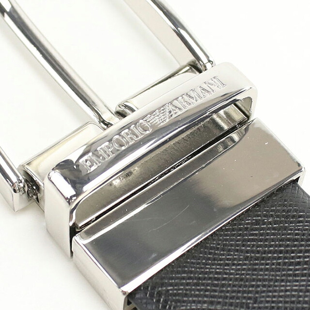 エンポリオ・アルマーニ ベルト メンズ ブランド EMPORIO ARMANI レザー EM005540 ブラック 選べるモデル