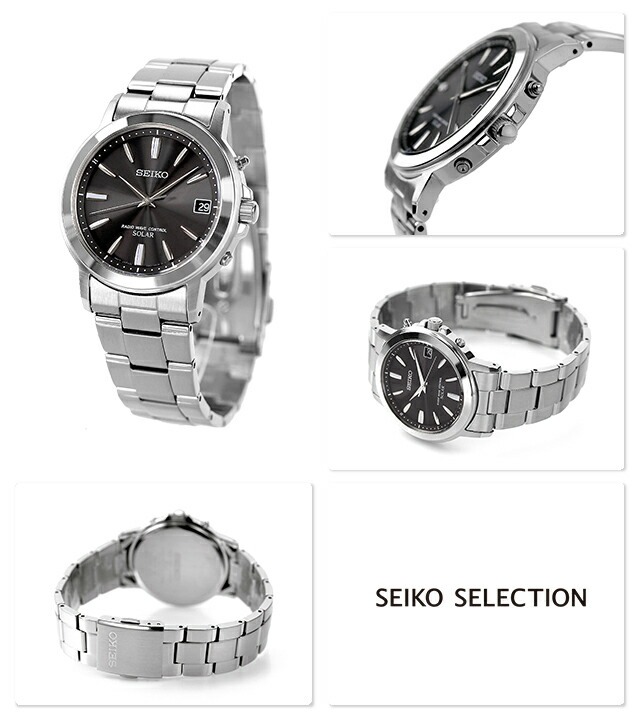 セイコーセレクション 腕時計 ブランド メンズ レディース SEIKO SELECTION アナログ ブラック ホワイト 黒 選べるモデル SBTM169 SBTM167 SBTM170 SSDY017 SSDY018 SSDY020 プレゼント 実用的 70代 見やすい