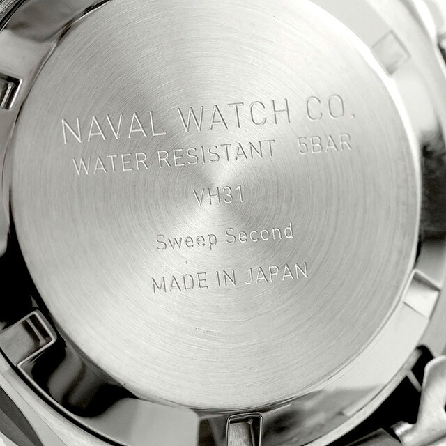 ナバルウォッチ Naval Watch Produced By LOWERCASE Sweep Second クォーツ 電池式 腕時計 ブランド メンズ NAVAL WATCH FRXE001 アナログ ブラック 黒 日本製 おしゃれ 防水 プレゼント 男性 実用的