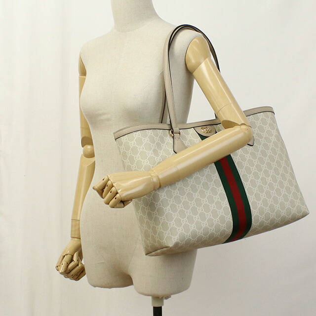グッチ トートバッグ レディース ブランド GUCCI OPHIDIA 631685 ベージュ バッグ 軽量 手提げ 高級 おしゃれ プレゼント 女性 実用的 かわいい