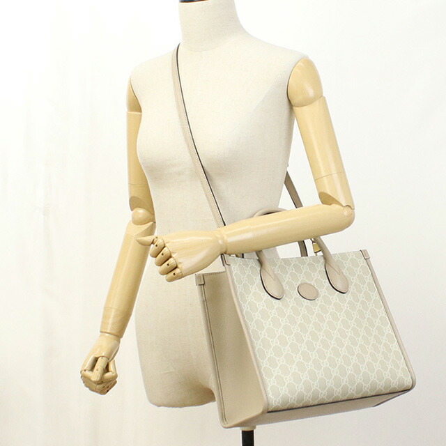 グッチ トートバッグ レディース ブランド GUCCI GG RETRO 659983 ベージュ バッグ 軽量 手提げ 高級 おしゃれ プレゼント 女性 実用的 かわいい