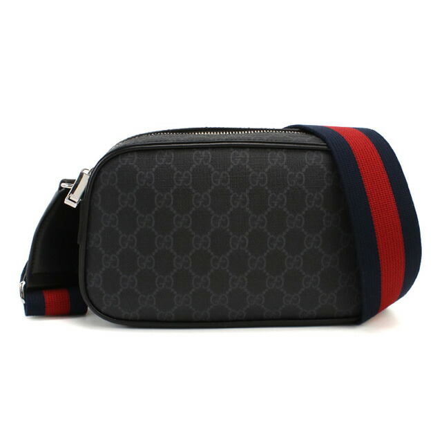 グッチ 斜め掛け ショルダーバッグ メンズ ブランド GUCCI GG BLACK 792097 ブラック バッグ