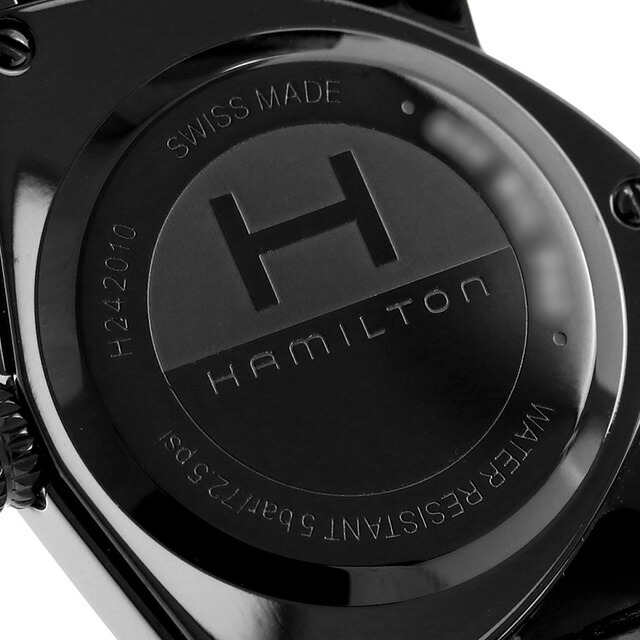 ハミルトン ベンチュラ S 24mm クオーツ 腕時計 レディース HAMILTON H24201730 アナログ オールブラック 黒 スイス製 ブランド おしゃれ 防水 軽い 華奢 かわいい プレゼント 女性 実用的