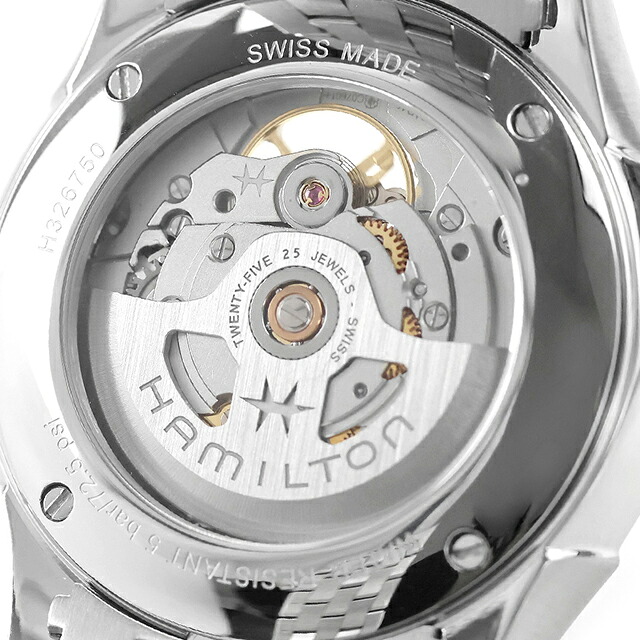ハミルトン ジャズマスター オープンハート オート 40mm 自動巻き 腕時計 ブランド メンズ オープンハート HAMILTON JAZZMASTER H32675151 アナログ ホワイト 白 おしゃれ 防水 プレゼント 男性 実用的