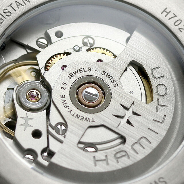 ハミルトン カーキ フィールド チタニウム オート 38mm 自動巻き 腕時計 メンズ チタン 革ベルト HAMILTON H70205860 アナログ グリーン ライトブラウン スイス製 ブランド おしゃれ 防水 プレゼント 男性 実用的