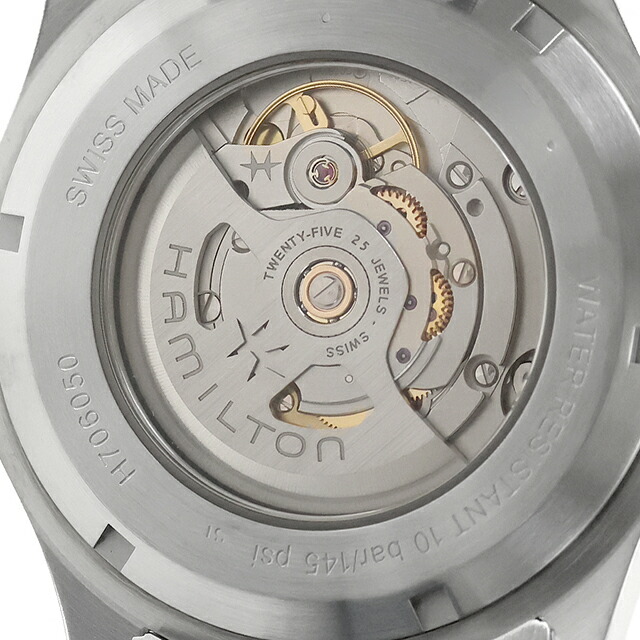 ハミルトン カーキ フィールド オート 42mm 自動巻き 腕時計 ブランド メンズ HAMILTON KHAKI FIELD H70605160 アナログ グリーン おしゃれ 防水 プレゼント 男性 実用的