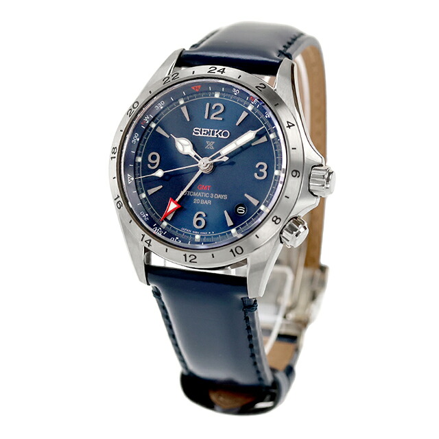 セイコー プロスペックス アルピニスト メカニカル GMT 自動巻き 腕時計 ブランド メンズ コアショップ専用 流通限定 SEIKO PROSPEX HBC008J アナログ ブルー 日本製 おしゃれ 防水 文字盤 大きい プレゼント 男性 実用的