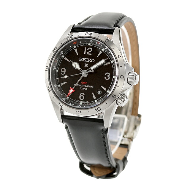 セイコー プロスペックス アルピニスト メカニカル GMT 自動巻き 腕時計 ブランド メンズ コアショップ専用 流通限定 SEIKO PROSPEX HBC009J アナログ ブラック 黒 日本製 おしゃれ 防水 文字盤 大きい プレゼント 男性 実用的