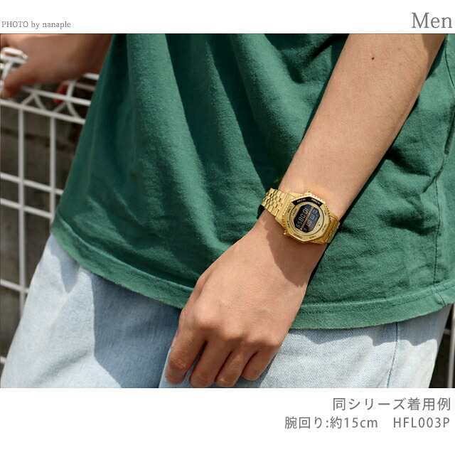 セイコーセレクション デジタルクオーツ クォーツ 電池式 腕時計 ブランド メンズ クロノグラフ ロトコール SEIKO SELECTION HFL003P デジタル ブラック ゴールド 黒 おしゃれ 防水 プレゼント 男性 実用的