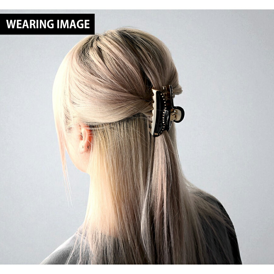 アレクサンドル ドゥ パリ ヘアクリップ レディース ブランド ALEXANDRE DE PARIS ヴァンドームMクリップ ICCM-15571-02-X4 PAIL BROWN ヘアアクセサリー