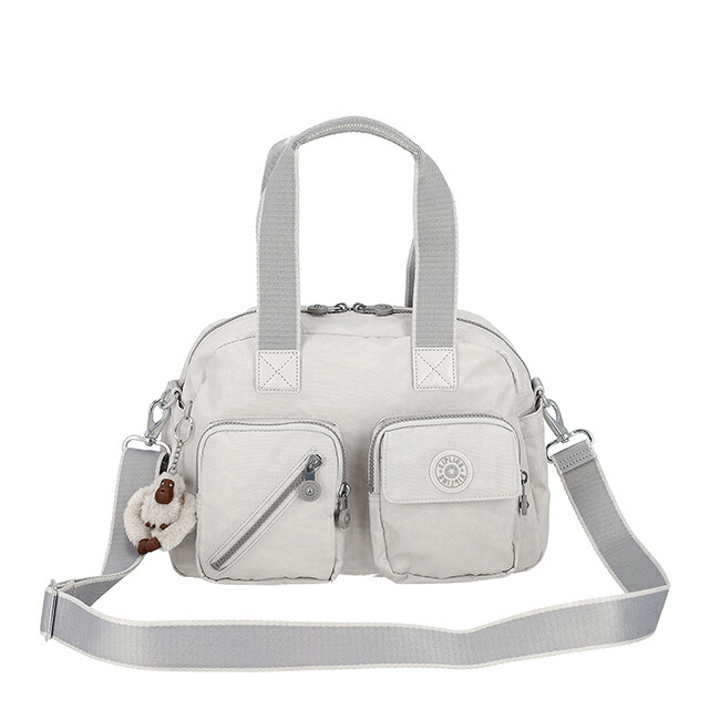 キプリング ショルダーバッグ レディース ブランド Kipling CHINA KI25000NR COOL FOG ライトグレー 斜めがけ 高級 おしゃれ プレゼント 女性 実用的 かわいい