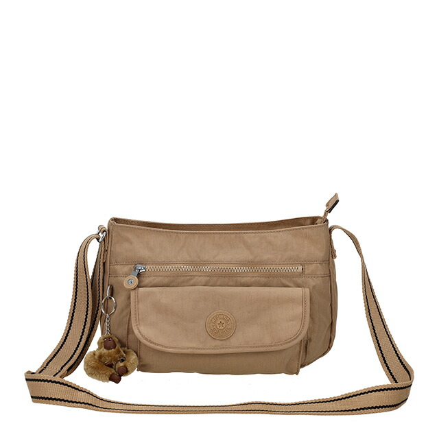 キプリング ショルダーバッグ レディース ブランド Kipling CHINA KI93900NW EARLY TAN P ブラウン 斜めがけ 高級 おしゃれ プレゼント 女性 実用的 かわいい