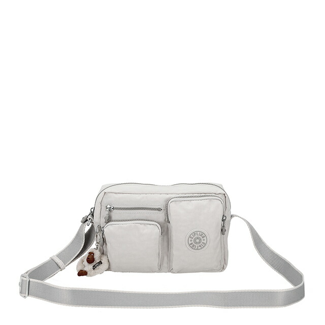 キプリング ショルダーバッグ レディース ブランド Kipling CHINA KIA9Z80NR COOL FOG ライトグレー 斜めがけ 高級 おしゃれ プレゼント 女性 実用的 かわいい