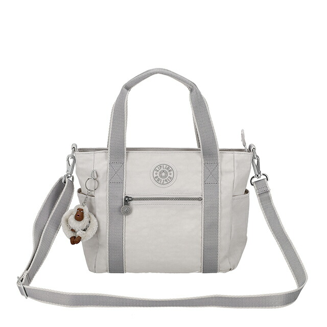キプリング ショルダーバッグ レディース ブランド Kipling CHINA KIB9K80NR COOL FOG ライトグレー 斜めがけ 高級 おしゃれ プレゼント 女性 実用的 かわいい